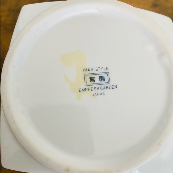 Vintage Imari Style Empress Garden  Made In Japan Rectangular Vase With Lid - Picture 3 of 8